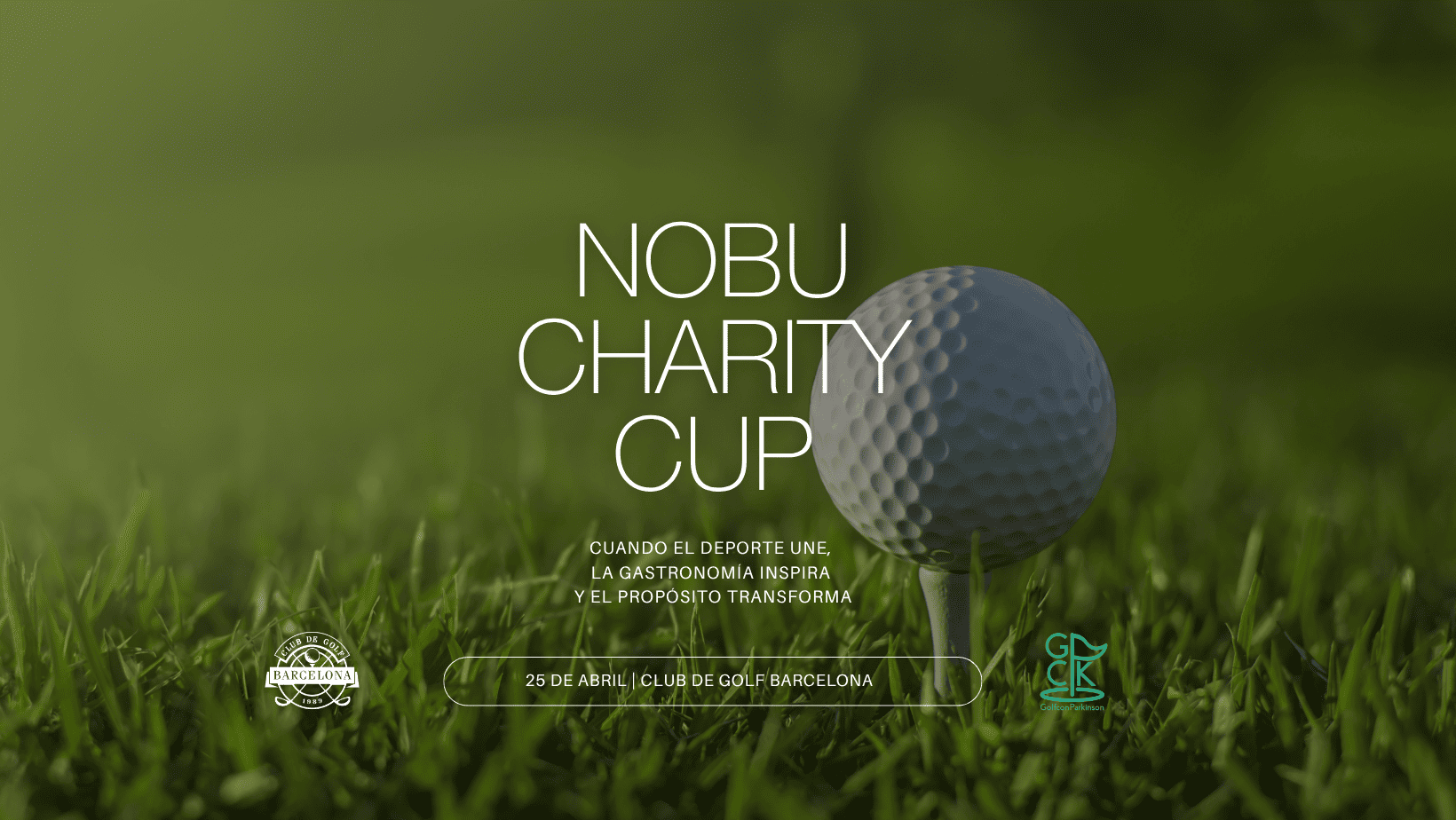 Nobu Charity Cup Barcelona torneo de golf benéfico en Club de Golf Barcelona