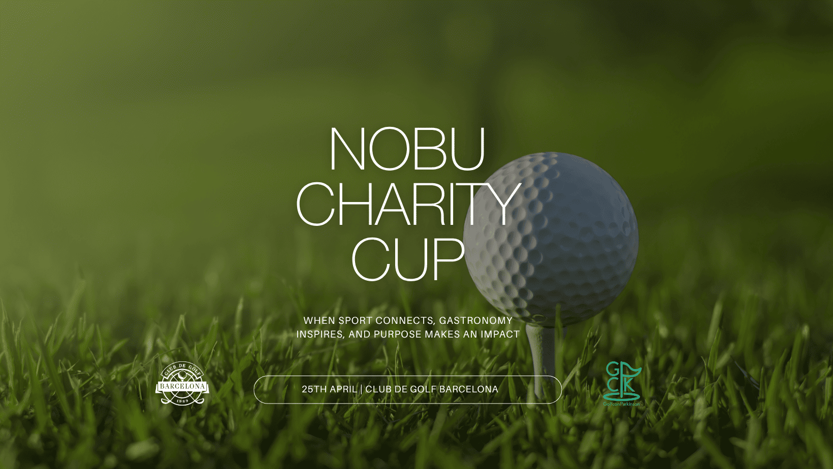 Nobu Charity Cup Barcelona charity golf tournament at Club de Golf Barcelona
