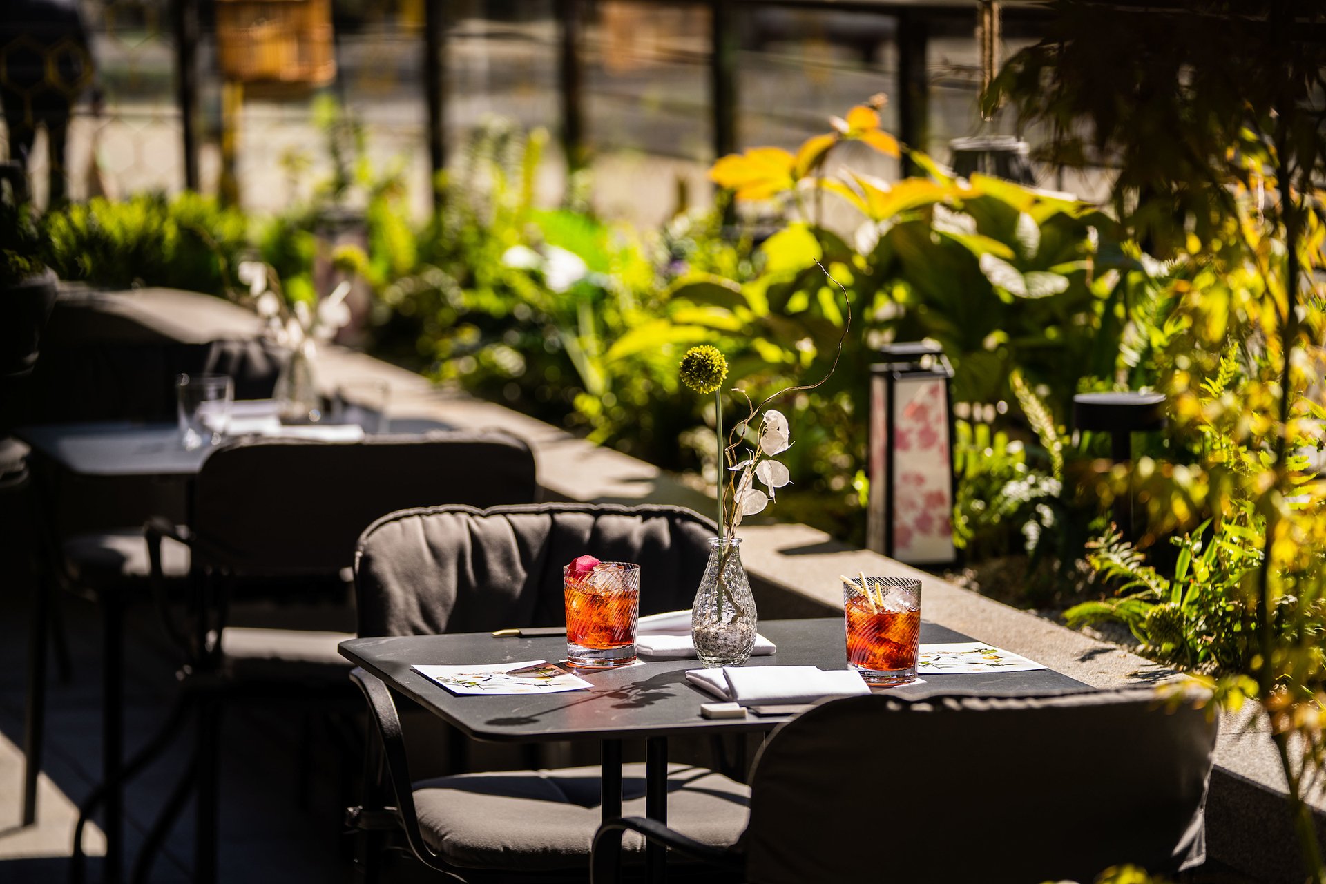 Cocktail Sunshine in Nobu Terrace