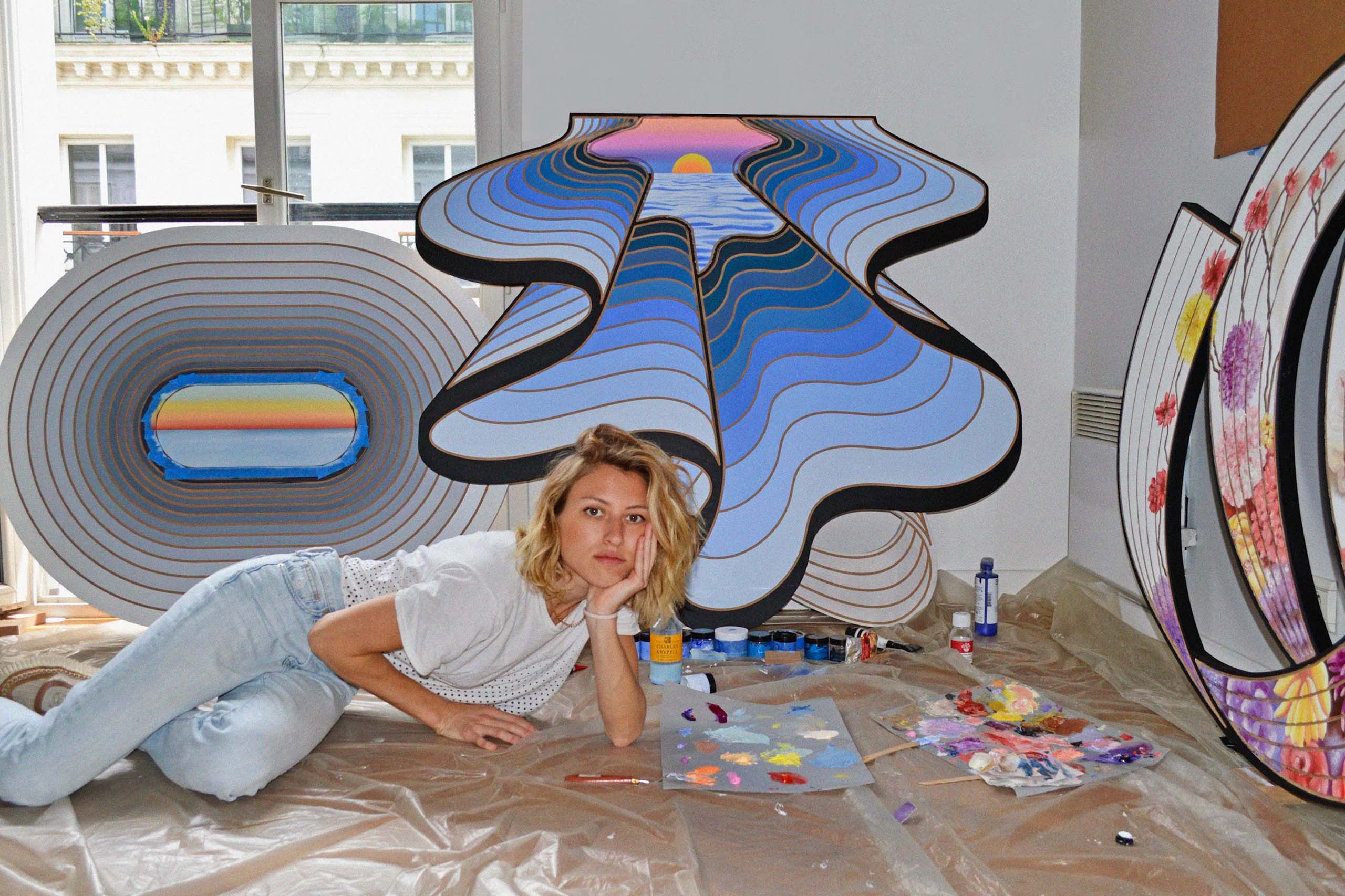 Jenna-Portrair-On-Exhibition-Event-Nobu Hotel Los Cabos