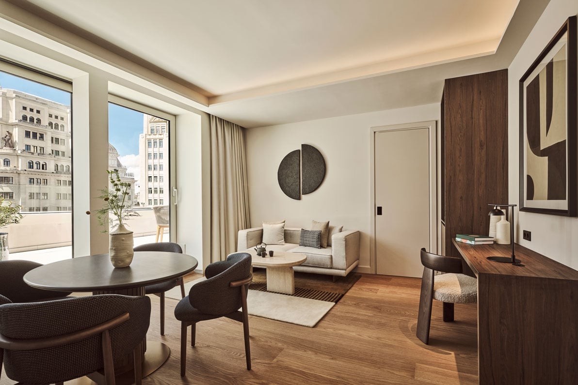 view of the lounge area of nobu suite