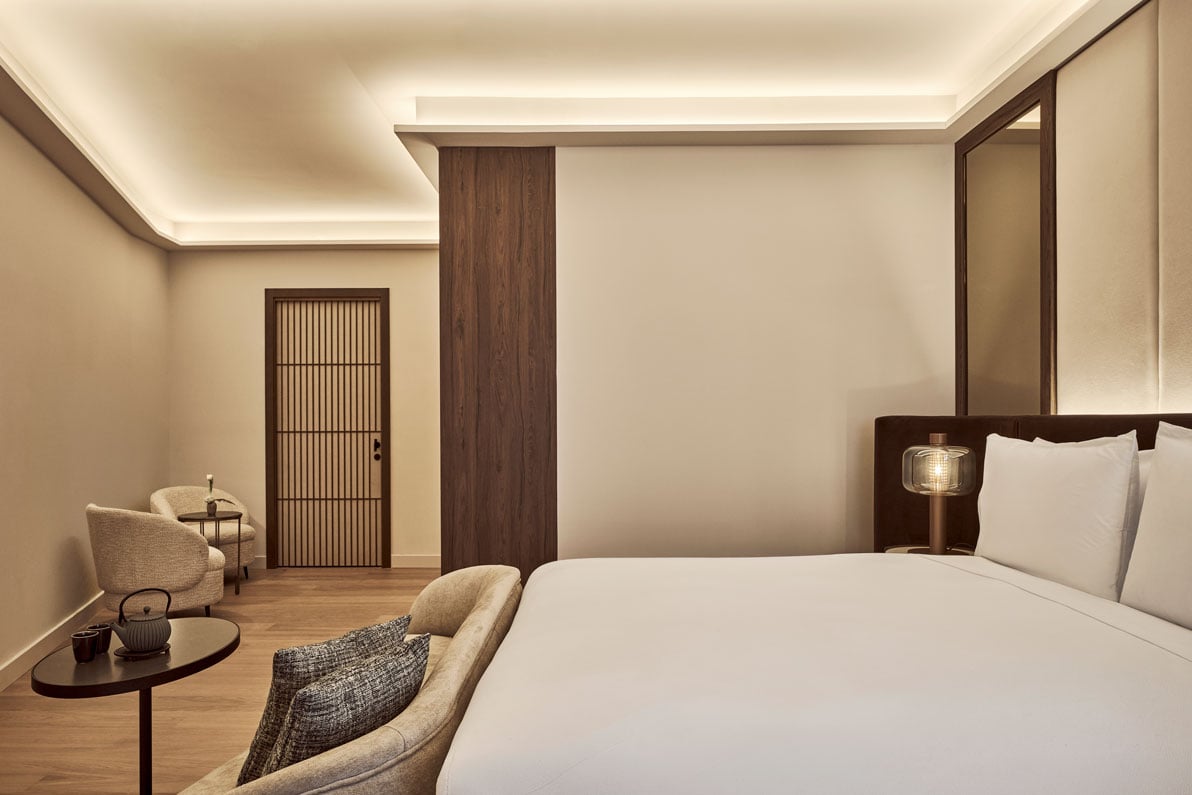 view of the premium room bedroom