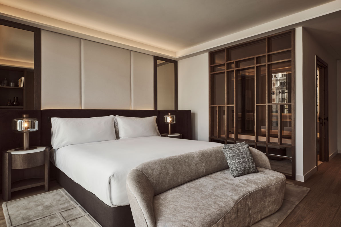 view of the bedroom in the premium room city view