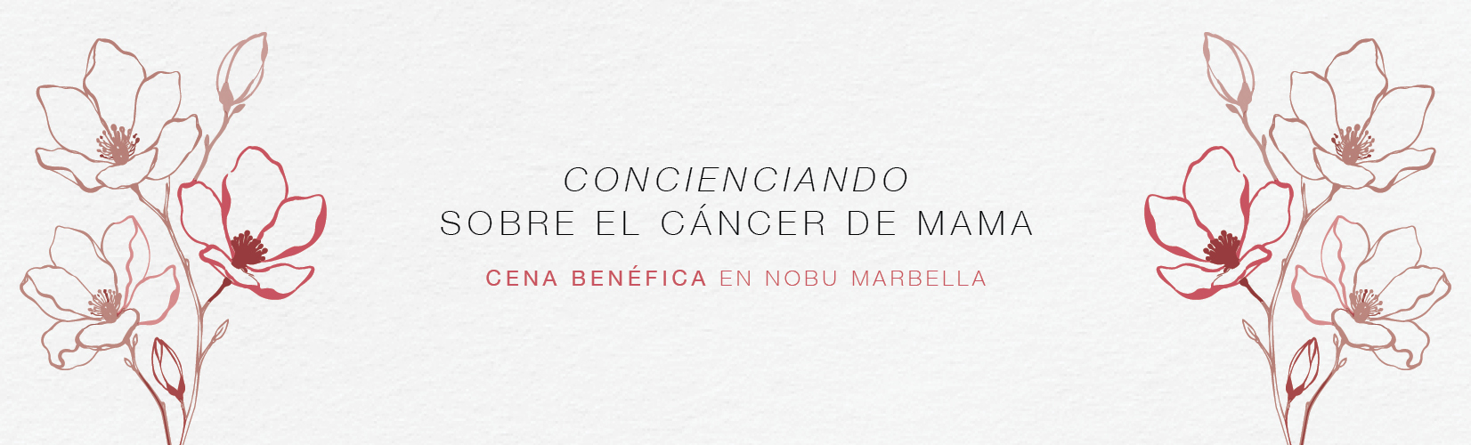Concienciación sobre el Cáncer de Mama en Nobu Marbella