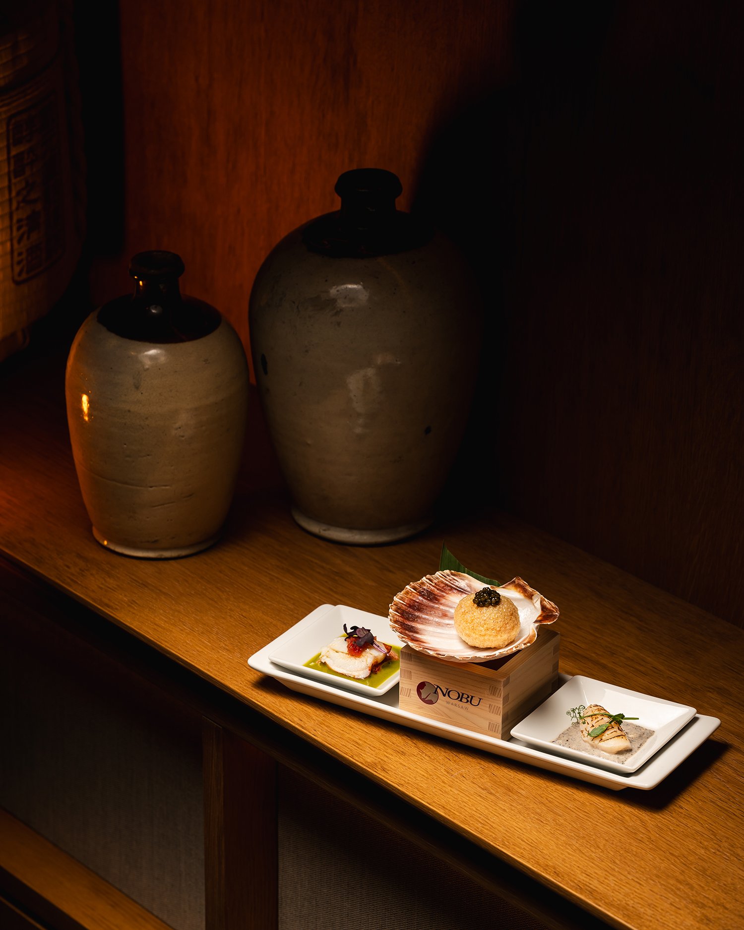 A table set with a tray of delicious food, ready to be enjoyed.